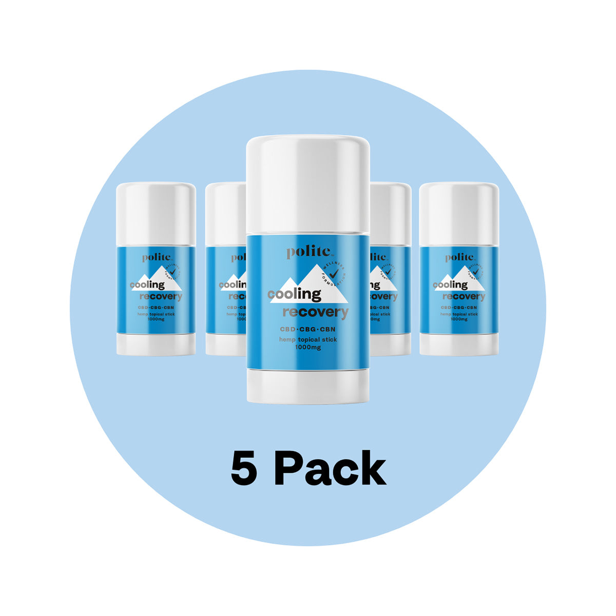 Cooling Recovery Topical - 1oz 5-Pack
