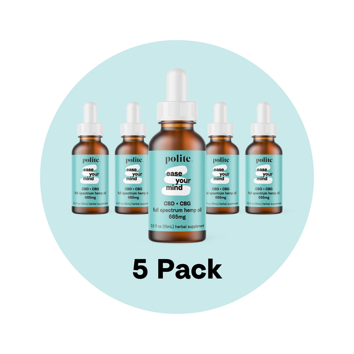 Ease Your Mind Oil Drops 5-Pack