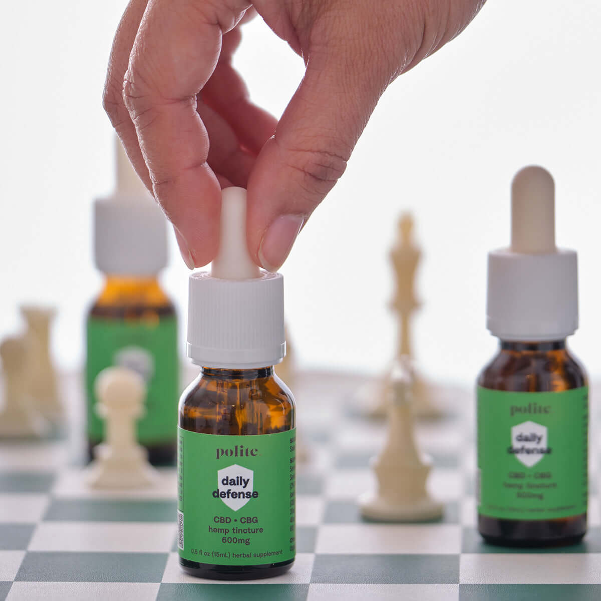 Stay Polite Hemp Oil Drops Tincture for immunity and vitality