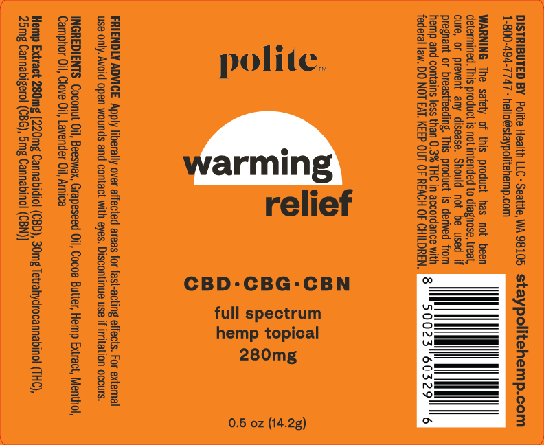 Warming Relief Topical - 0.5oz 10-Pack
